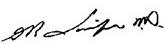 Dr. Lionberger Signature